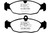 EBC 97-99 Aston Martin DB7 3.2 Supercharged Redstuff Rear Brake Pads