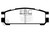 EBC 93-96 Subaru Impreza 1.8 Greenstuff Rear Brake Pads