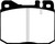 EBC 76-79 Mercedes-Benz 230 Redstuff Front Brake Pads