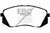 EBC 15+ Hyundai Sonata 1.6 Turbo (Elec Park Brake) Yellowstuff Front Brake Pads
