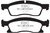 EBC 13+ Dodge Durango 5.7 Yellowstuff Front Brake Pads