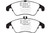 EBC 12+ Mercedes-Benz C250 Coupe 1.8 Turbo Sport Edition Yellowstuff Front Brake Pads