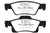 EBC 11+ Dodge Durango 3.6 Yellowstuff Rear Brake Pads