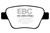 EBC 10-13 Audi A3 2.0 Turbo (Bosch rear caliper) Greenstuff Rear Brake Pads