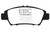 EBC 10+ Honda CR-Z 1.5 Hybrid Greenstuff Front Brake Pads