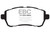 EBC 10+ Ford Fiesta 1.6 (FOR NON-ST/NON-TURBO) Greenstuff Front Brake Pads