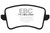 EBC 09-11 Audi A4 2.0 Turbo Yellowstuff Rear Brake Pads