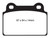 EBC 08-16 Mitsubishi Lancer Evo 10 2.0 Turbo (1 piece rotor) Bluestuff Rear Brake Pads