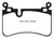 EBC 08-13 Mercedes-Benz C63 AMG (W204) 6.2 Yellowstuff Rear Brake Pads
