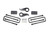 Zone Offroad 11-15 Chevy 2500/3500 HD 2in Torsion Key Lift Kit w/ ovld