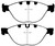 EBC 06-10 BMW M5 5.0 (E60) Bluestuff Front Brake Pads