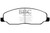 EBC 05-10 Ford Mustang 4.0 Redstuff Front Brake Pads