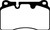 EBC 04-12 Aston Martin DB9 5.9 Redstuff Front Brake Pads
