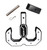 Gen Y Hulk 2.0 Tow Hook 16K 2In Shank Black/White w/ GH-009 Reducer Sleeve GH-099 Pin/GH-011 Clip
