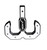 Gen Y Hulk 2.0 16K Tow Hook 2In Shank Black/White