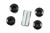 Zone Offroad 87-95 Jeep Wrangler YJ Leaf Spring Bushing Kit (1 kit/spr)
