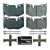Power Stop 2020 Chevrolet Corvette C8 Z51 Rear Z23 Evolution Sport Brake Pads w/Hardware
