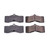 Power Stop 1969 Chevrolet Camaro Front or Rear Z16 Evolution Ceramic Brake Pads
