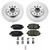 Power Stop 16-18 Fiat 500X Rear Z17 Evolution Geomet Coated Brake Kit