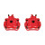 Power Stop 95-04 Toyota Tacoma Front Red Calipers w/Brackets - Pair
