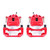 Power Stop 1991 BMW 318i Front Red Calipers w/Brackets - Pair