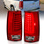 ANZO 2007-2014 Chevy Tahoe LED Taillight Plank Style Chrome With Red/Clear Lens