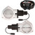 QTP 4in Bolt-On QTEC Dual Electric Cutout Valves - Pair