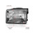 ANZO 1993-1998 Jeep Grand Cherokee Crystal Headlight Chrome (OE)