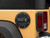 Officially Licensed Jeep 07-18 Jeep Wrangler JK Locking Fuel Door w/ Engraved Jeep Logo