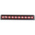 ANZO Universal 12in Slimline LED Light Bar (Red)