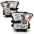 ANZO 15-17 Ford F-150 Proj Headlights w/ Plank Style Design Chrome w/ Amber Sequential Turn Signal