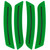 Oracle 16-19 Chevy Camaro Concept Sidemarker Set - Tinted - Spitfire/Krypton Green (WA445B)