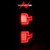 ANZO 2014-2018 Chevy Silverado 1500 LED Taillights Black