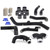 Mishimoto 2021+ Ford Bronco 2.7L High-Mount Intercooler Pipe Upgrade Kit - Wrinkle Black MMICP-BR27-21USBK