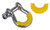 Daystar D-Ring Shackle Isolator Yellow Pair