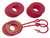 Daystar Red D Ring Isolator w/Lock Washer Kit