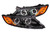 ANZO 2011-2013 Kia Optima Projector Headlights w/ Halo Black (CCFL)