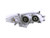 ANZO 2007-2009 Toyota Camry Projector Headlights w/ Halo Chrome