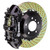 Brembo 03-06 G35 Sedan/Coupe/03-08 350Z Front GT BBK 6 Piston Cast 355x32 2pc Rotor Drilled-Black