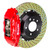 Brembo 07-08 G35/G35S Sedan Front GT BBK 6 Piston Cast 355x32 2pc Rotor Drilled-Red