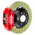 Brembo 97-04 Corvette C5 Rear GT BBK 4 Piston Cast 345x28 2pc Rotor Drilled-Red