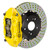 Brembo 99-05 S2000 Rear GT BBK 4 Piston Cast 328x28 2pc Rotor Drilled- Yellow