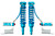 King Shocks 2010+ Toyota 4Runner w/KDSS Front 2.5 Dia Remote Reservoir Coilover w/Adjuster (Pair)