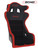 PRP Echo Composite Seat- Black/Red (PRP Red Outline/Delta Red- Red Stitching)