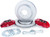 Alcon 2010+ Ford F-150 360x32mm Rotors 4-Piston Red Calipers Rear Brake Upgrade Kit