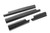 Rugged Ridge 18-22 Jeep Wrangler (JL) Rocker Pnl/Sill Plate Cvr 4dr. Rocker Guard 4pc. - Tex. Blk