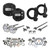 Yukon Master Overhaul Kit Stage 4 Jeep Re-Gear Kit w/Covers, Fr & Rr Axles, Dana 30/44, 4.88 Ratio