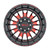 Weld W122 20X10 Scorch 6X135 6X139.7 ET13 BS6.00 Gloss Black MIL Red 106.1