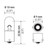 Hella Bulb 3930 24V 4W BA9s T2.75