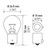Hella Bulb 9507 24V 21W BAU15s S8 AMBER